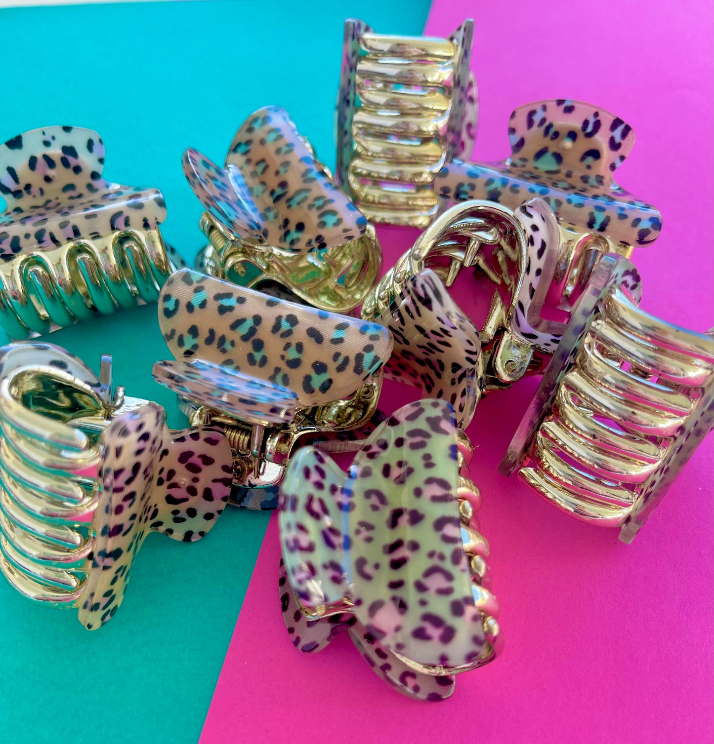 MINI CHEETAH HAIR CLAWS