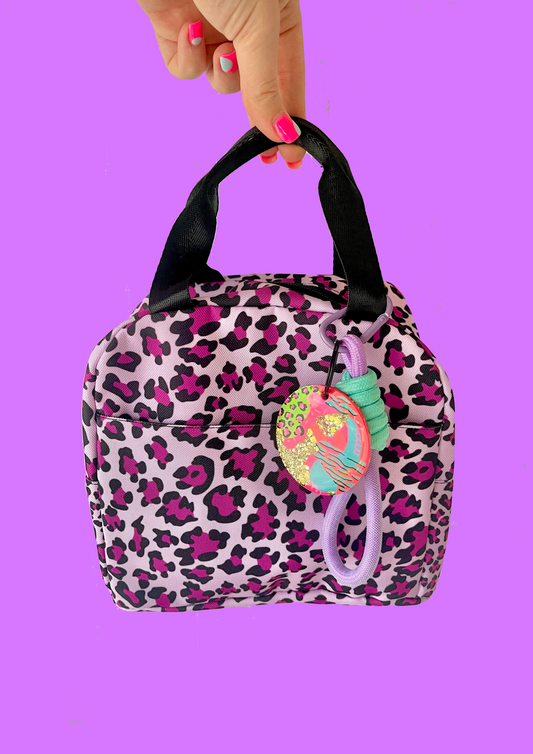 PINK AND PURPLE LUNCH BAG