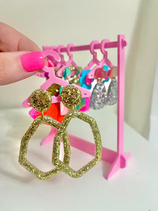 PINK EARRING STAND